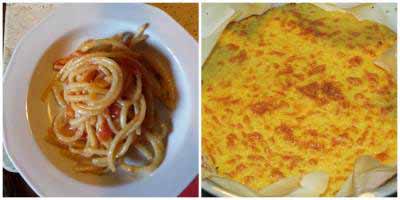 tuscan cecina and spaghetti