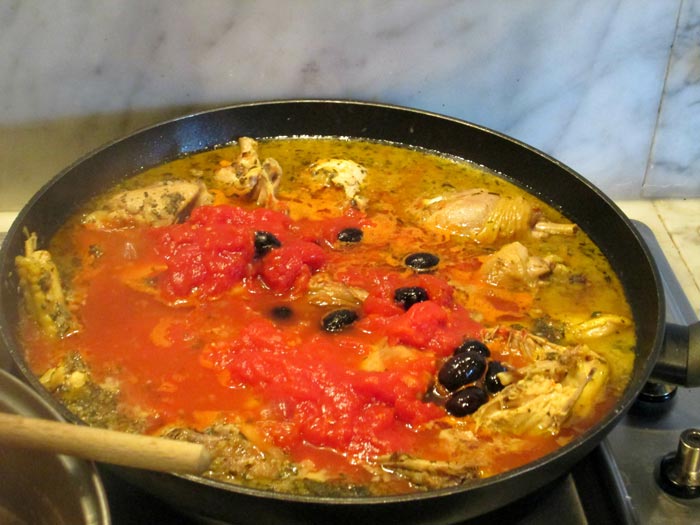 chicken cacciatora Italian style recipe