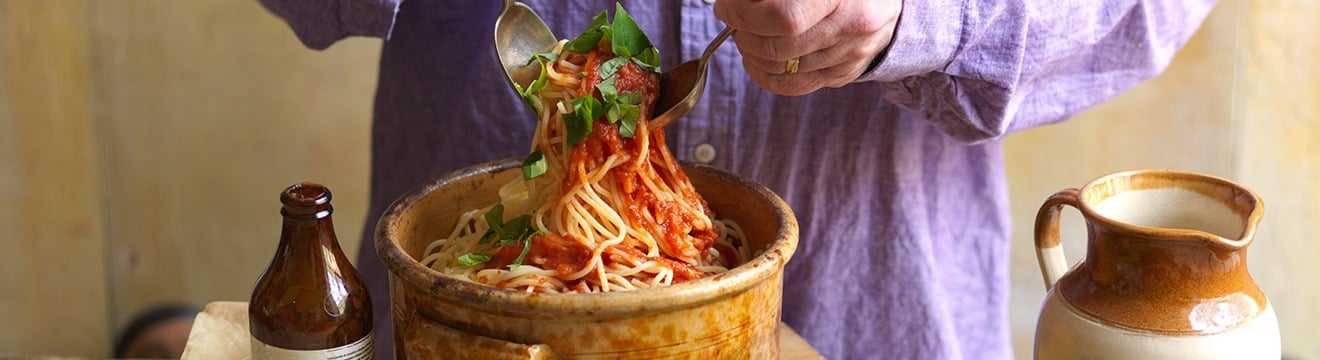 Spaghetti with ragu alla bolognese