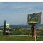Watercolour paintings in Tuscany