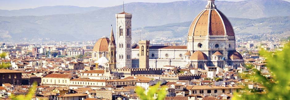 Panorama on Spring in Florence