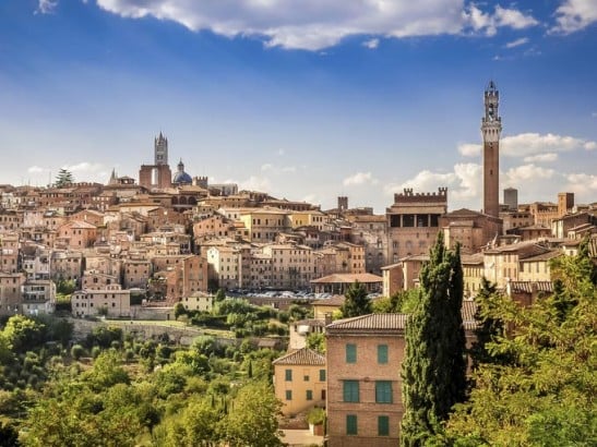 Siena Tuscany Landscape Shot