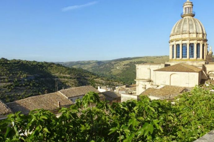 Scenic view in Sicily on day trip.