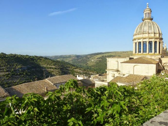 Scenic view in Sicily on day trip.