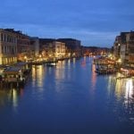 Venice canals by nights