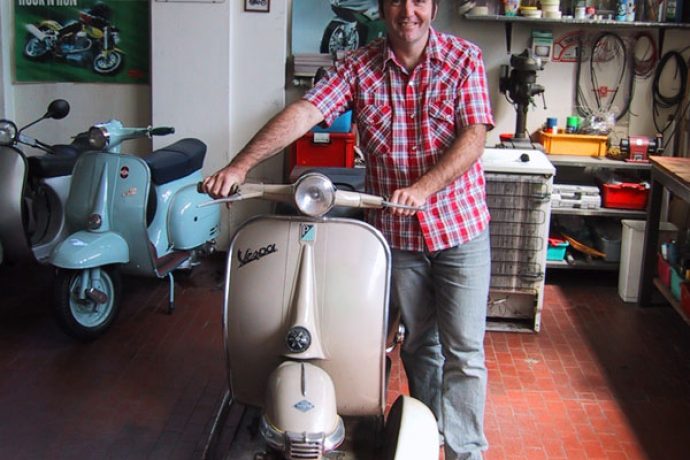 Peter Moore Author Italy Vespa