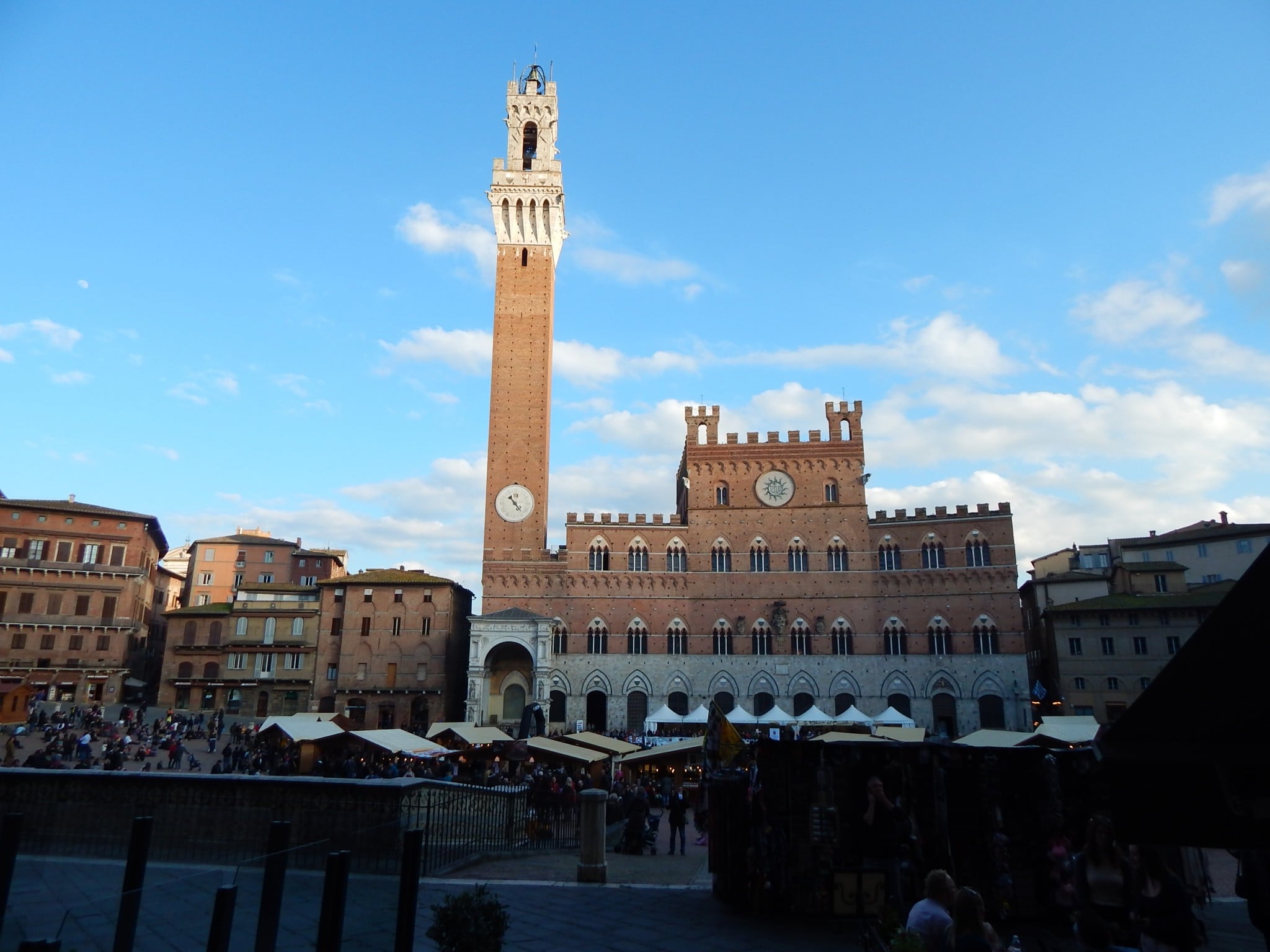 Bell tower in Piazza del Campo, Siena