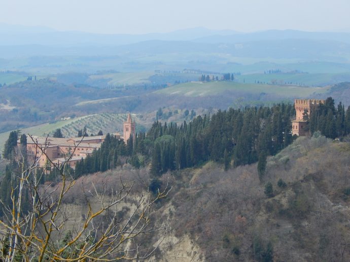 Abbey of Monte Oliveto Maggiore in Asciano Tuscany