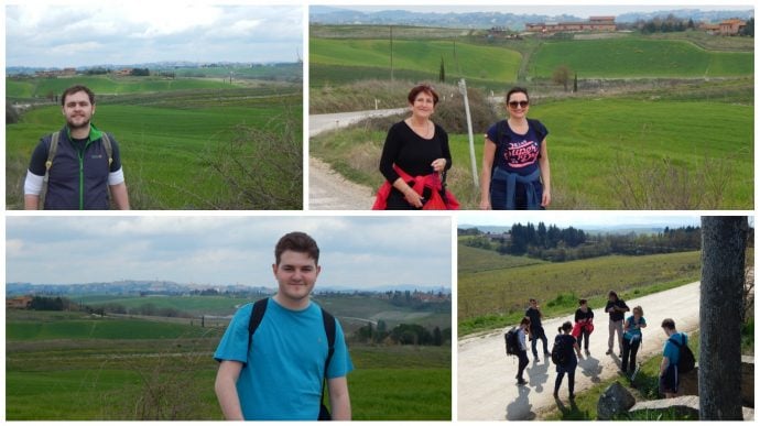 Walking the route of the Via Francigena in Tuscany