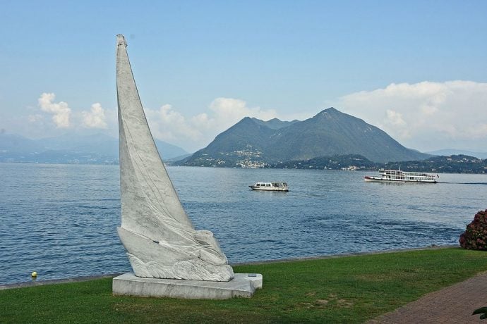 The Sail by Gino Corasnini in Stesa, Italy