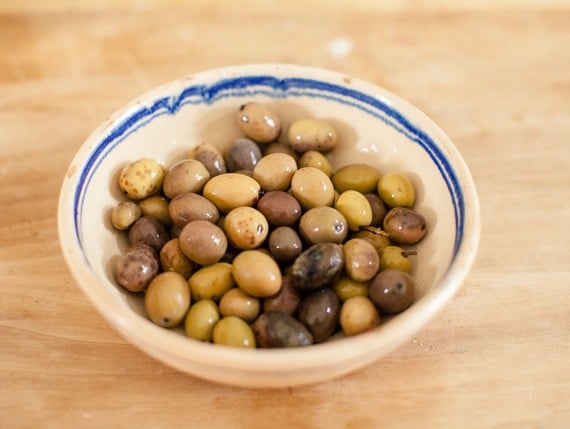 Bowl of olives