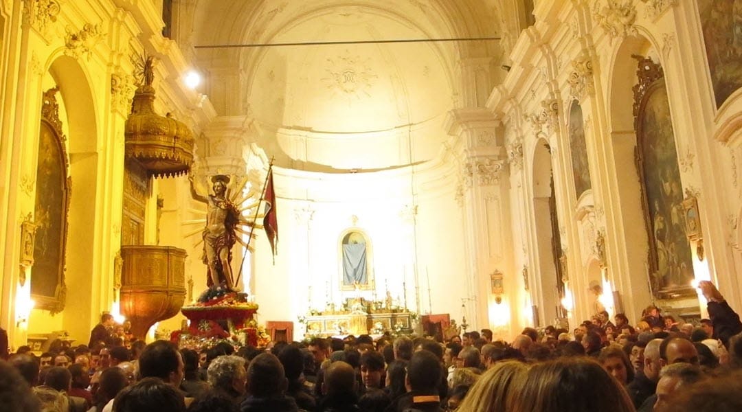 Church at Pasqua (Easter) in Italy.