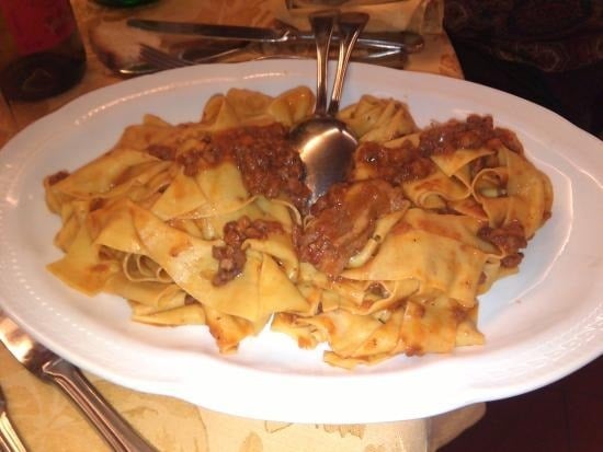 Pappardelle al Cinghiale