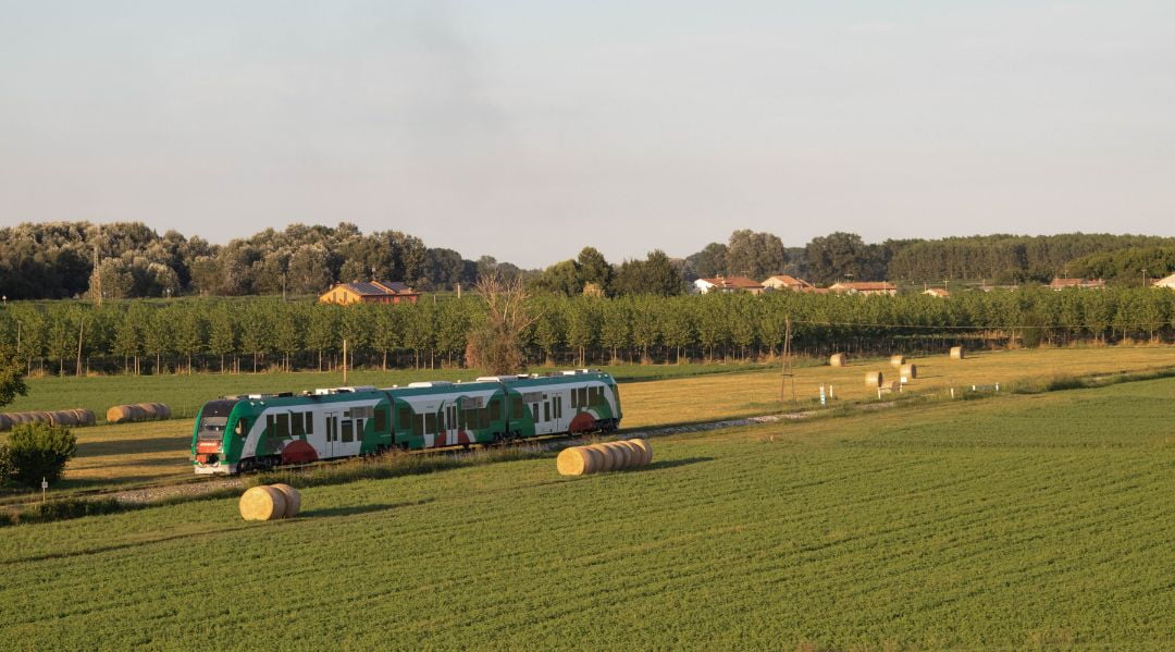 A beautiful train route in Italy