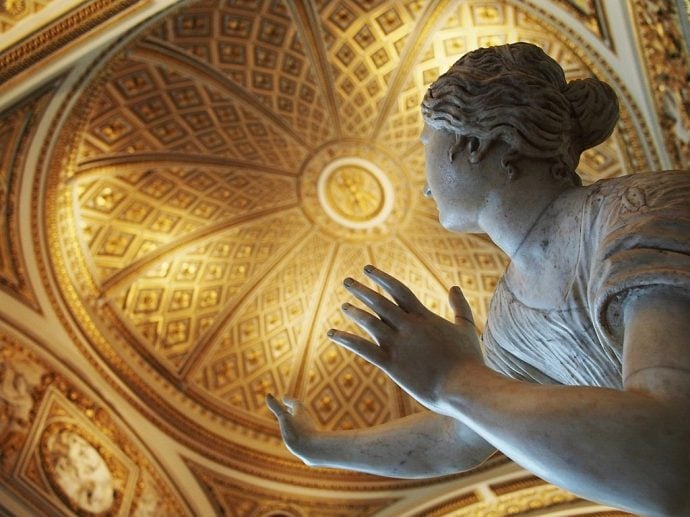 Uffizi Gallery, daughter of Niobe bent by terror