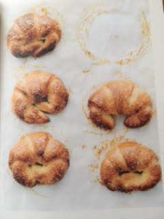 Florentine Cornetti on baking paper