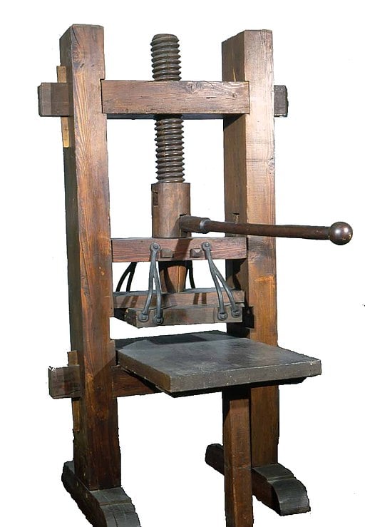 Riproduzione di torchio Riproduzione di torchio