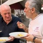 Mario with Rick Stein for BBC