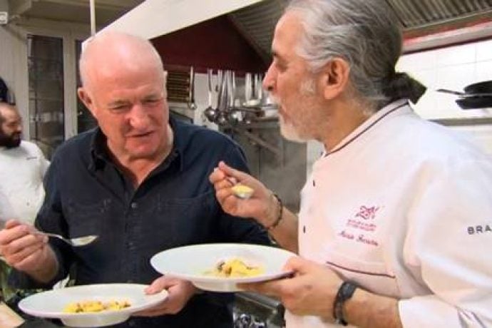 Mario with Rick Stein for BBC