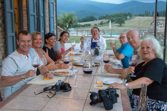 Tuscany Photography Holiday Farewell Dinner