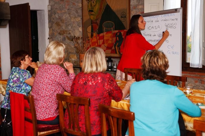 Indoor Italian Language Lessons with Guests