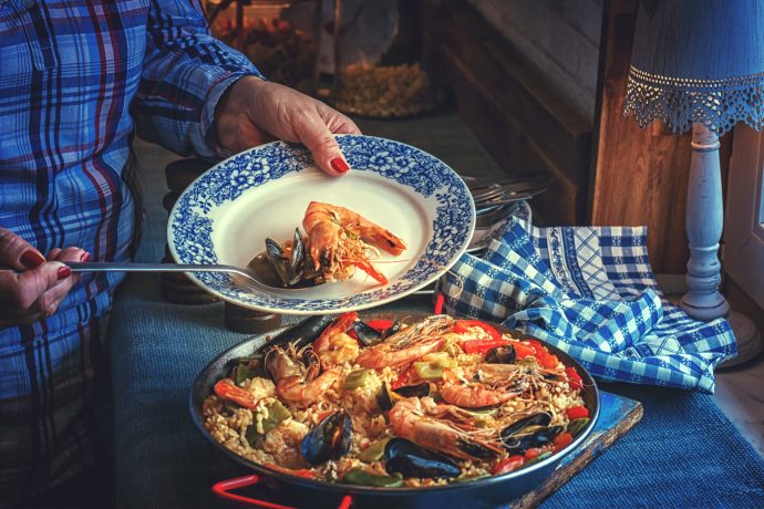 Spanish Seafood Paella