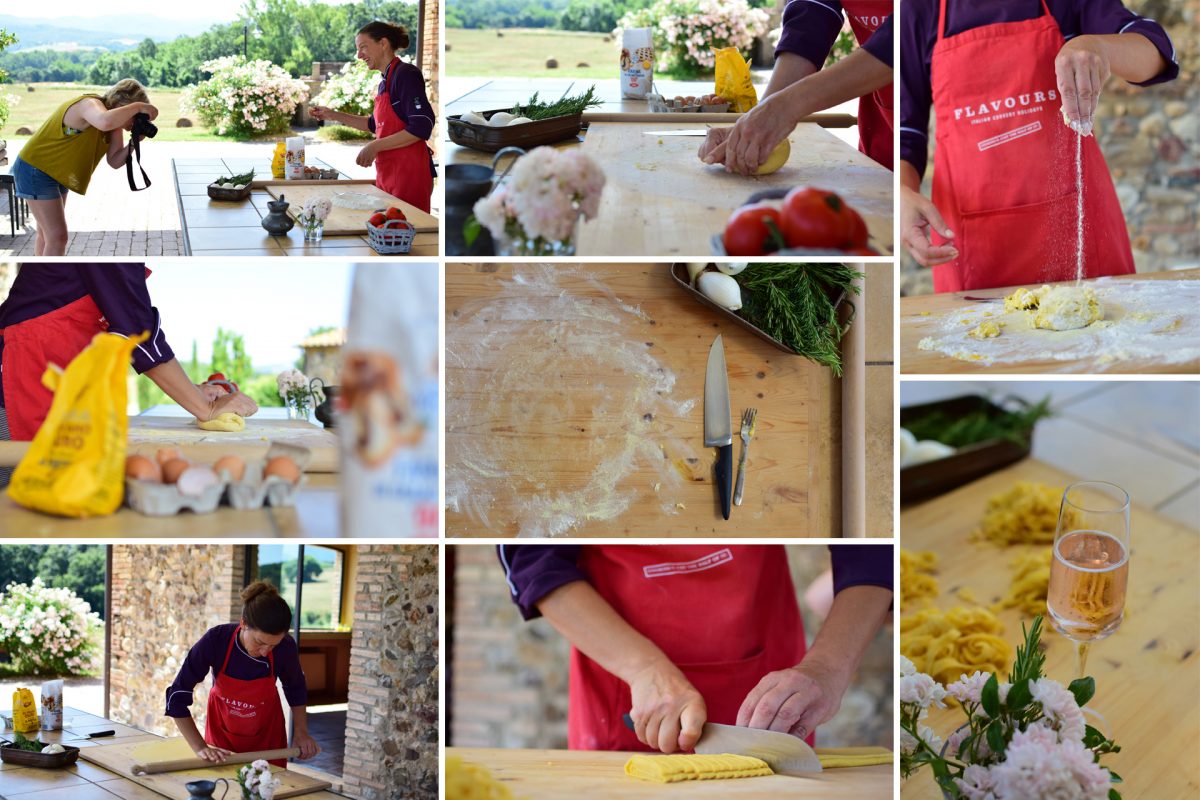 Livia Cooking for Photography Holiday Guests