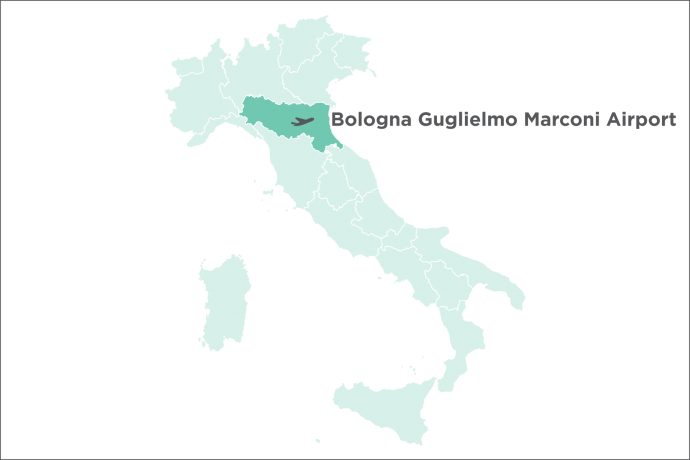 Bologna Guglielmo Marconi Airport Map