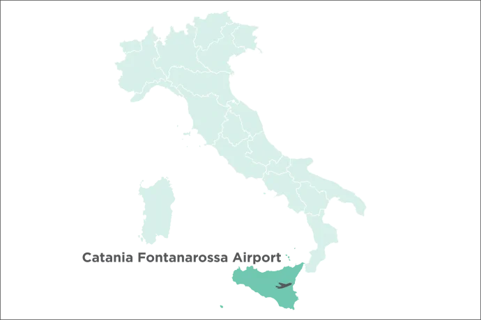 Catania Fontanarossa Airport Map