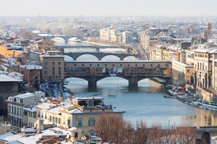 Florence Ponte Vecchio Winter