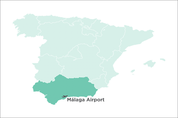 Málaga Airport Map