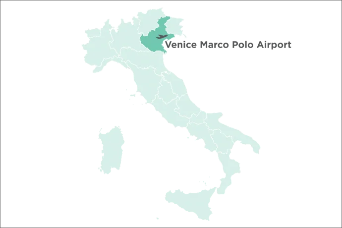 Venice Marco Polo Airport Map