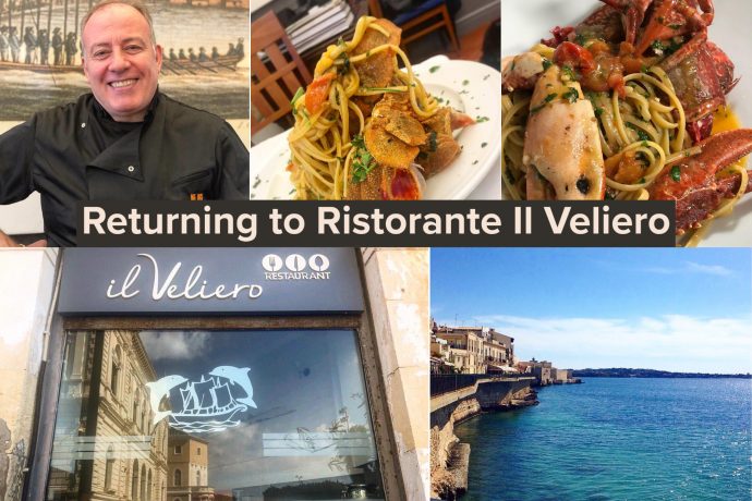 Returning to Ristorante Il Veliero in Syracuse, Sicily