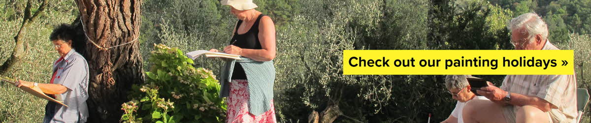 Browse our painting holidays in Italy, Spain and Morocco.