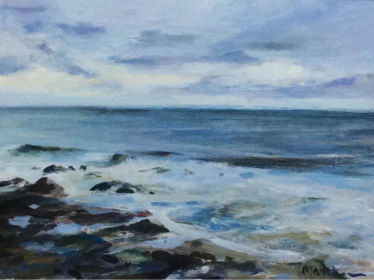 Seascape painting by Douglas Matthews.