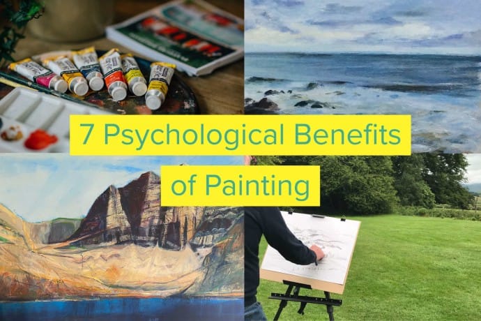The psychological benefits of painting.