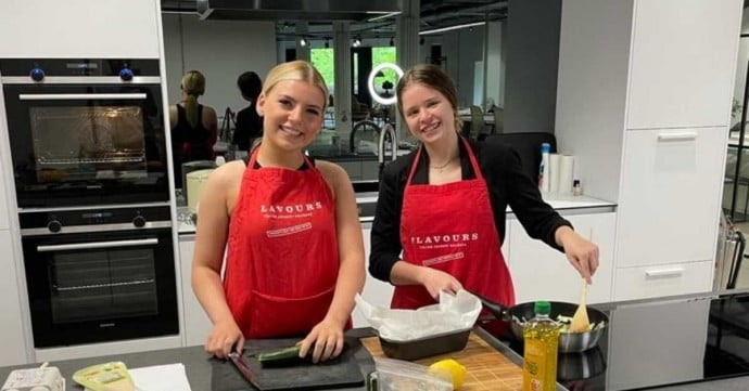 Modern apprentices cooking