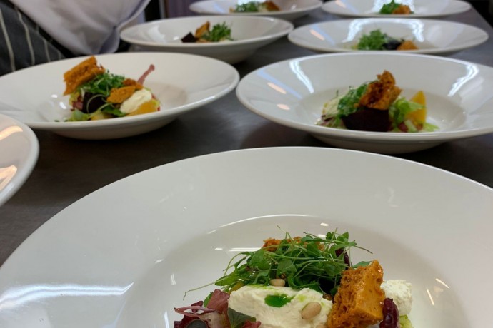 Starters in the kitchen