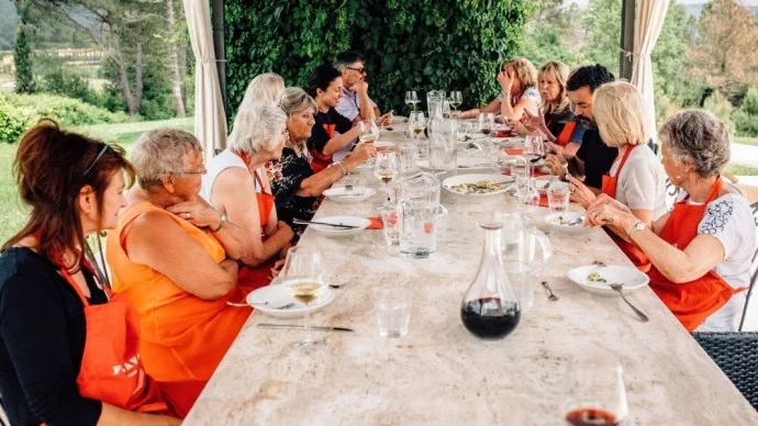 Italian outdoor dinner party