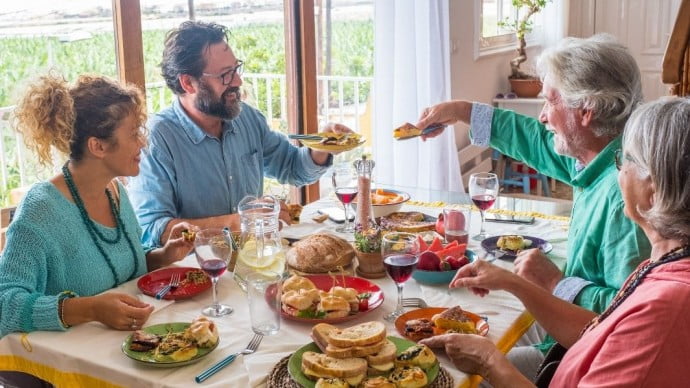 Lovely family dinner