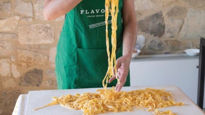 Pasta making holiday with Flavours Holidays