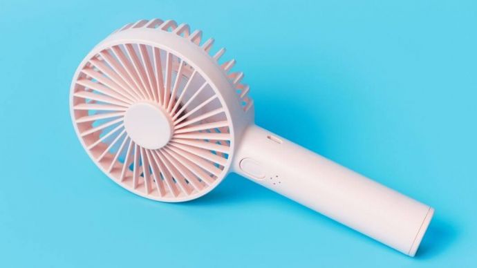 A small portable mini fan that can be used anywhere