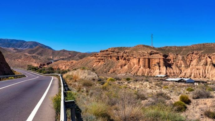 The only desert in europe in Andalusia, Spain