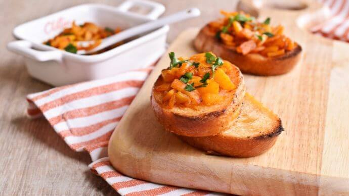 Pumpkin crostini recipe