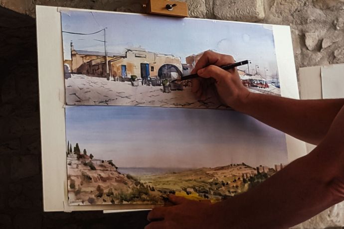 Painting in Sicily