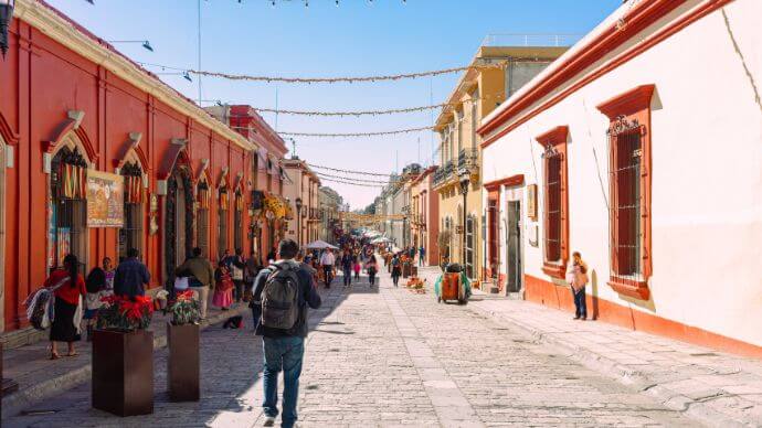 A quiet Mexican town, Oaxaca