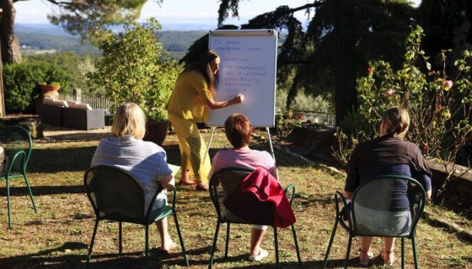 Learn new skills whilst learning from an Italian language course