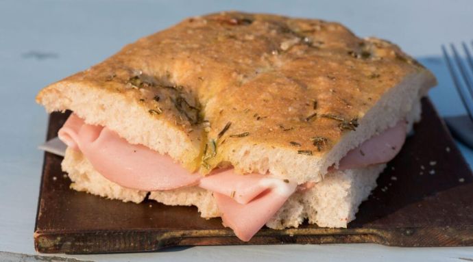 An appetising sandwich made with Crescenta