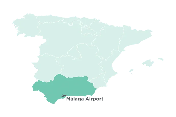 Malaga Airport Map