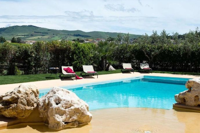 Villa Ager Sicily Pool Area